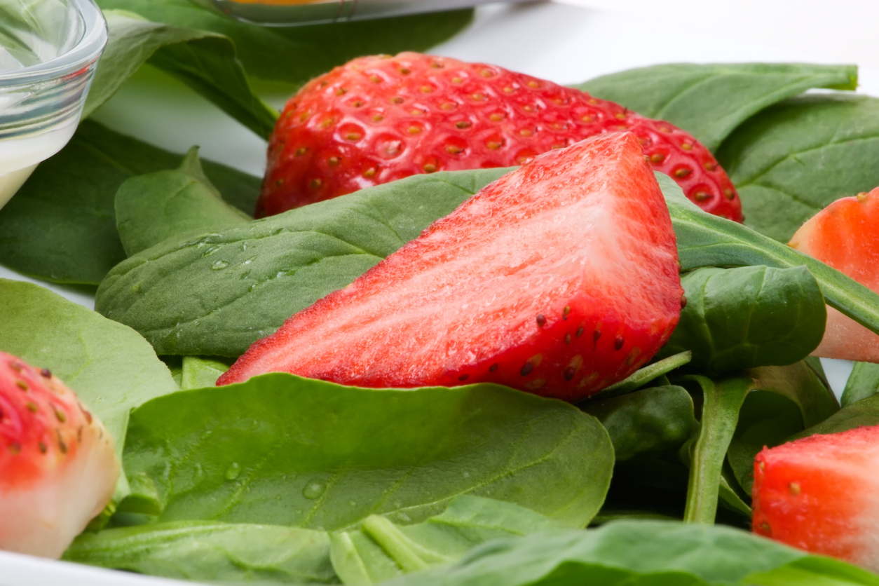 Spinach Strawberry